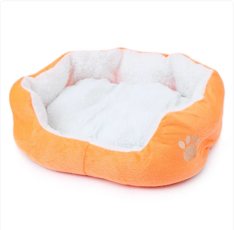 Lamb Cashmere Pet Bed – Ultra-Soft Kennel for Small Dogs & Cats