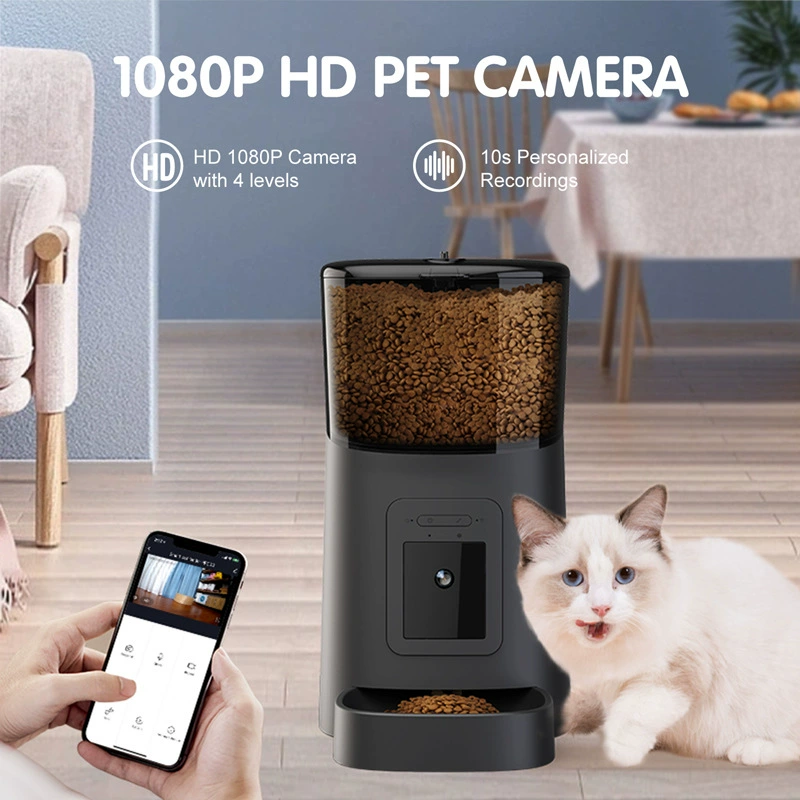 Smart Pet Feeder With 1080p Camera – Wi-Fi App Control