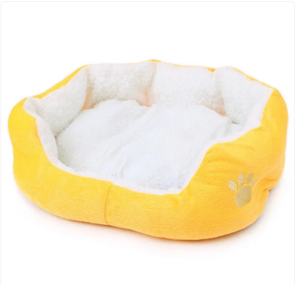 Lamb Cashmere Pet Bed – Ultra-Soft Kennel for Small Dogs & Cats