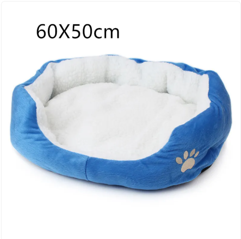Lamb Cashmere Pet Bed – Ultra-Soft Kennel for Small Dogs & Cats