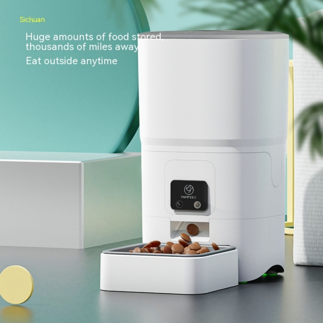 6L Automatic Pet Feeder – Smart Wi-Fi Scheduled Feeding
