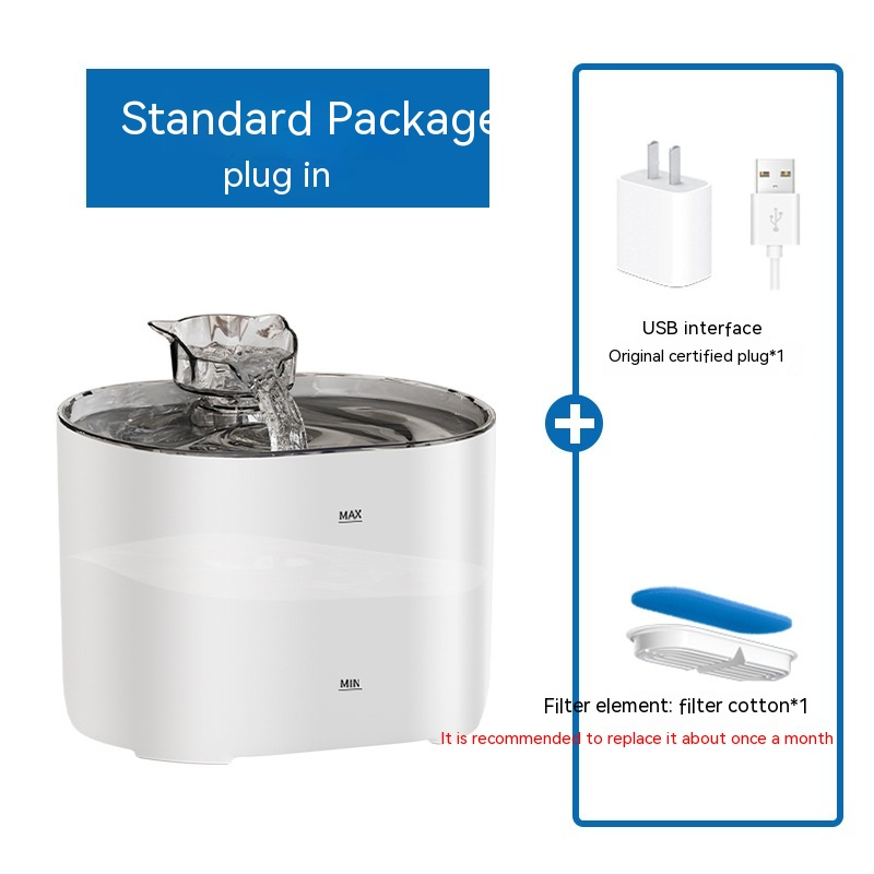 Cat Water Fountain – Self-Filtering Pet Drinking Fountain