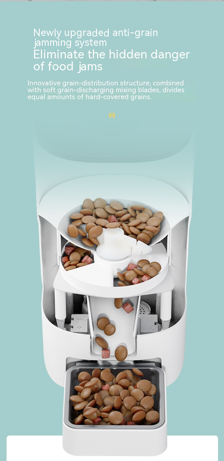 6L Automatic Pet Feeder – Smart Wi-Fi Scheduled Feeding