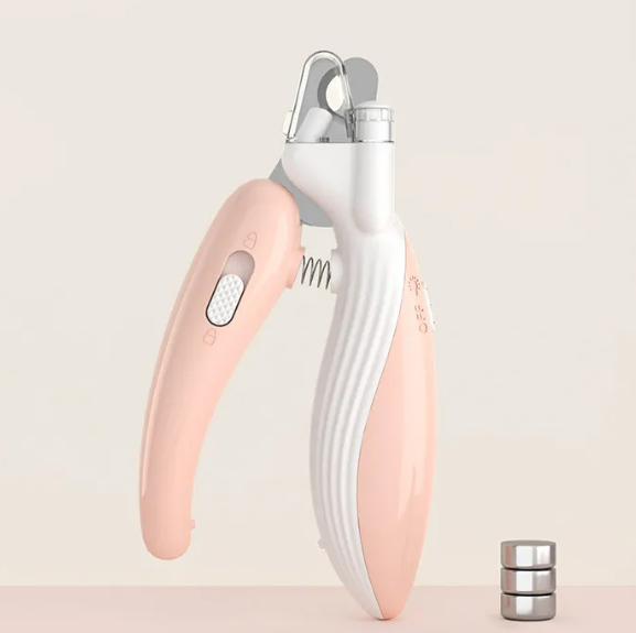 GlowTrim LED Electric Pet Nail Clippers – Safe & Precise Grooming
