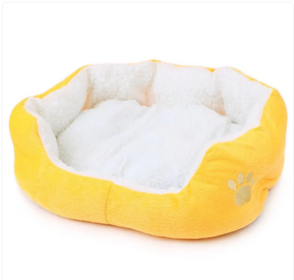 Lamb Cashmere Pet Bed – Ultra-Soft Kennel for Small Dogs & Cats