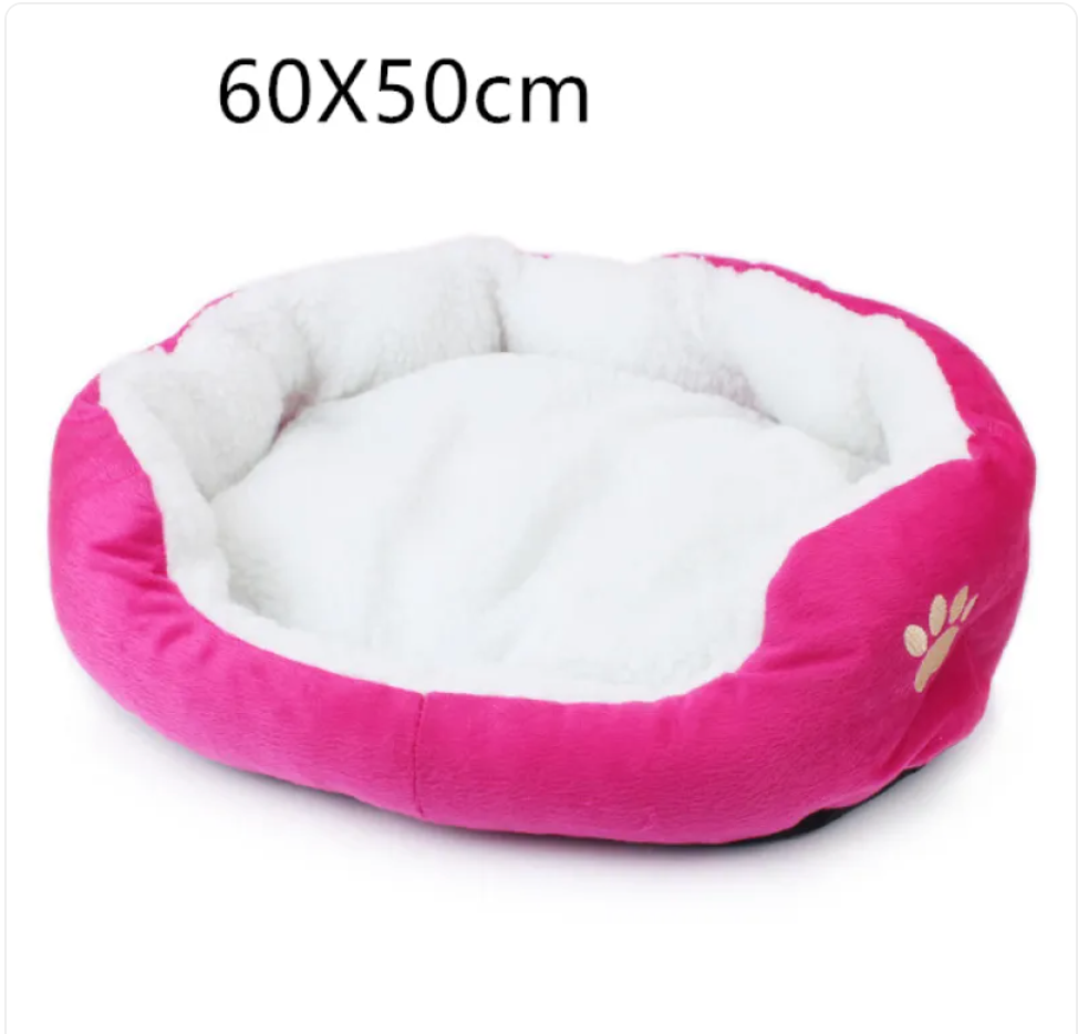 Lamb Cashmere Pet Bed – Ultra-Soft Kennel for Small Dogs & Cats