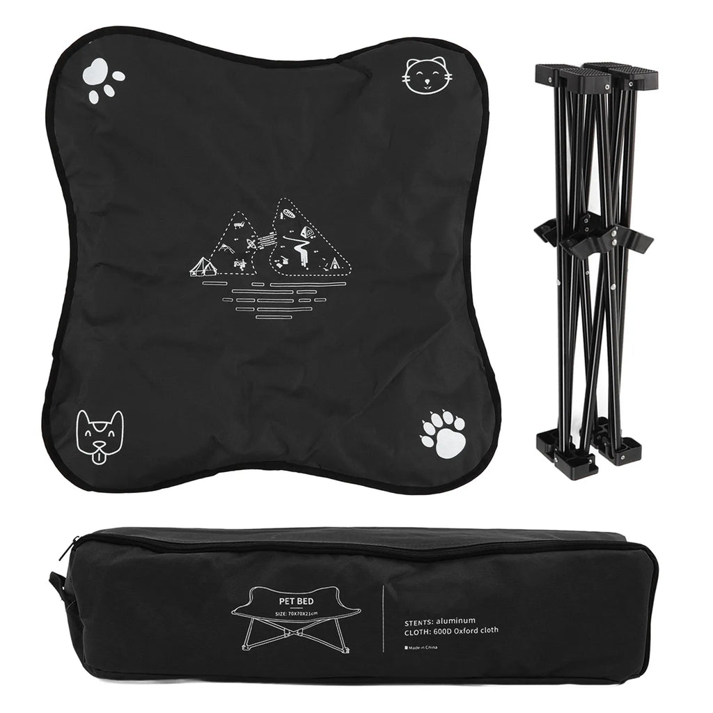 Portable Elevated Foldable Pet Bed – Indoor & Outdoor Use