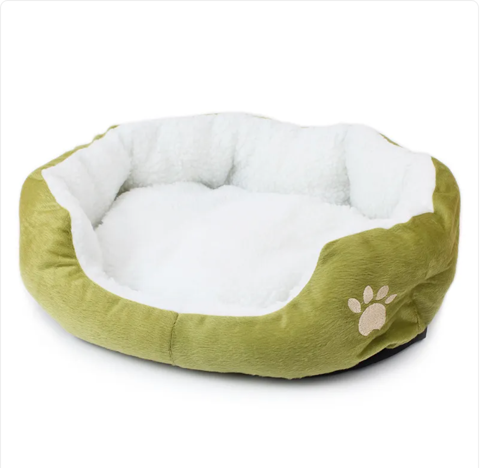 Lamb Cashmere Pet Bed – Ultra-Soft Kennel for Small Dogs & Cats