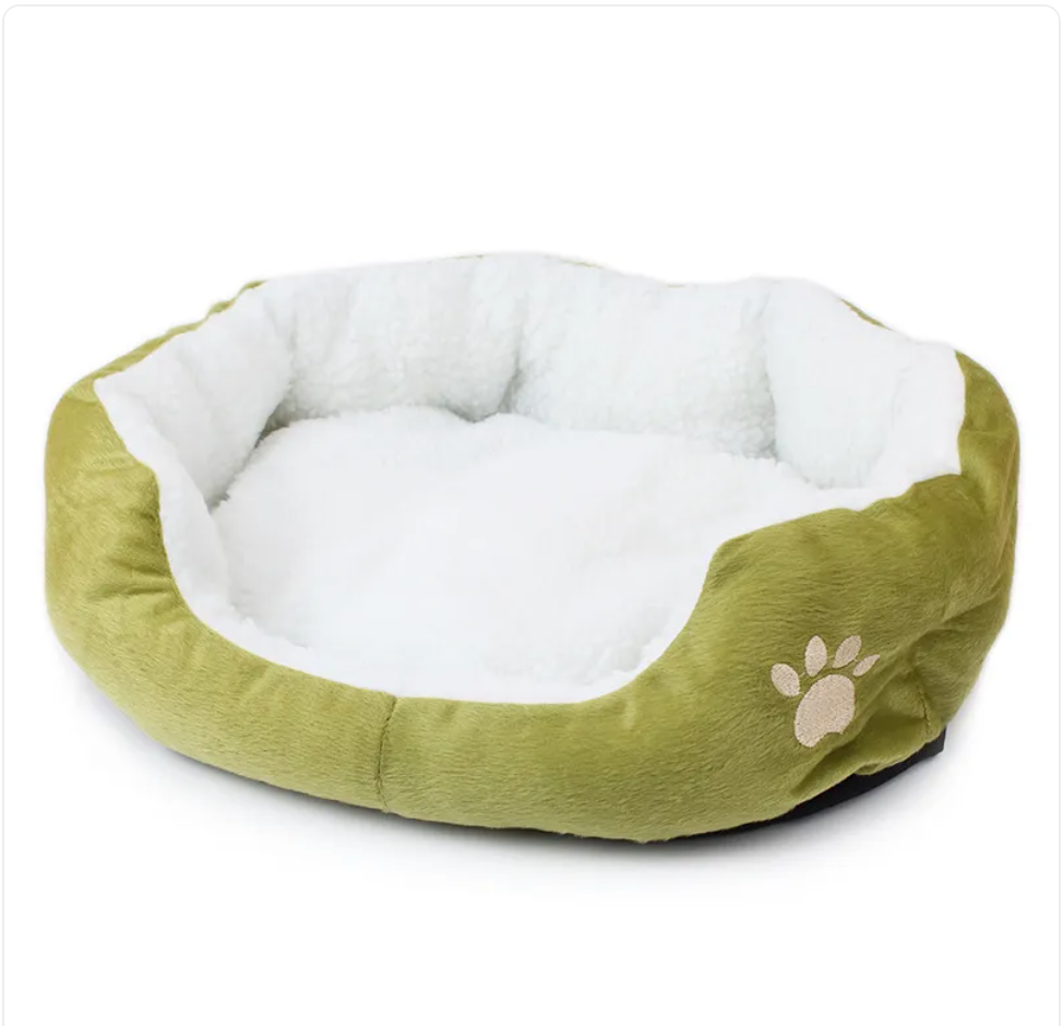 Lamb Cashmere Pet Bed – Ultra-Soft Kennel for Small Dogs & Cats