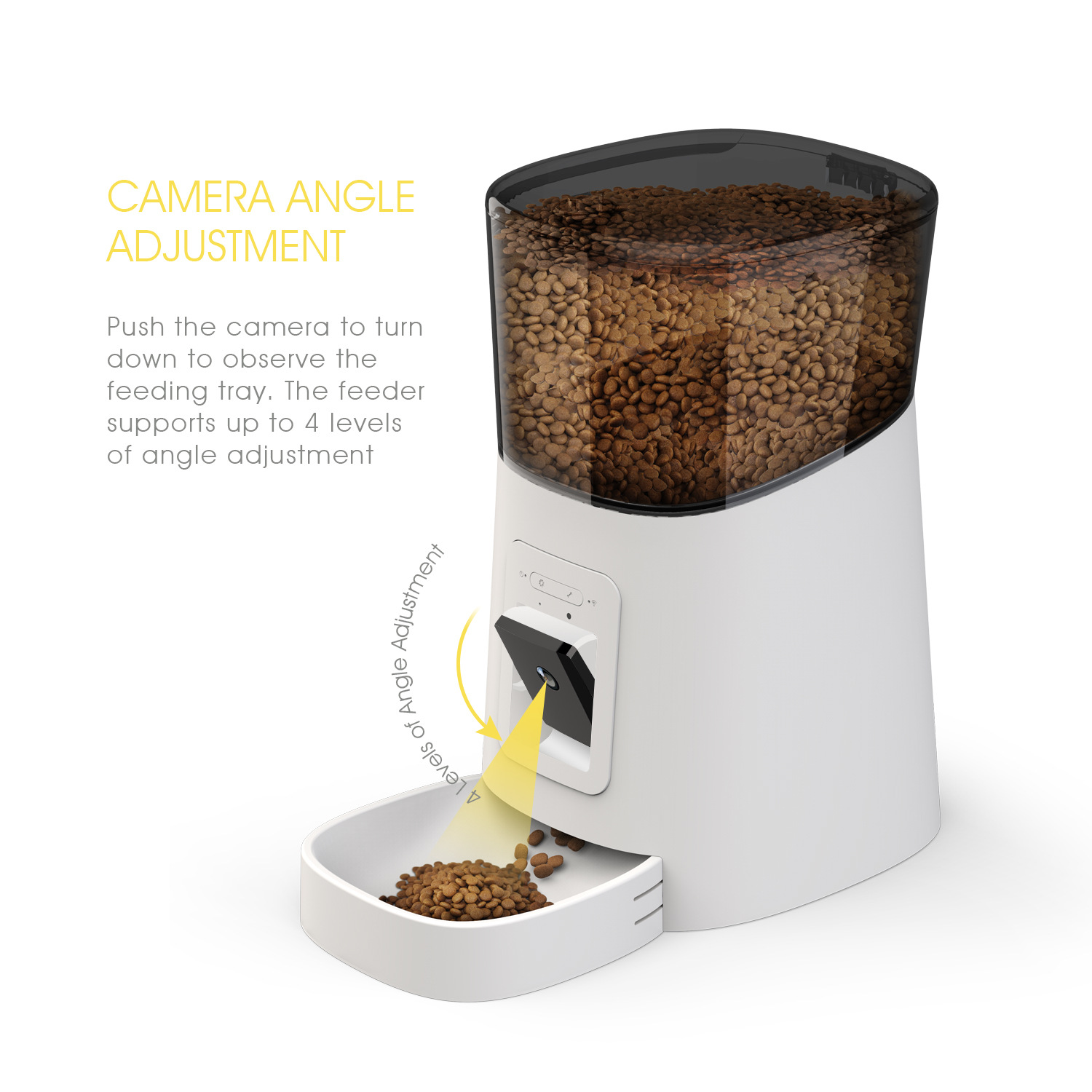 Smart Pet Feeder With 1080p Camera – Wi-Fi App Control