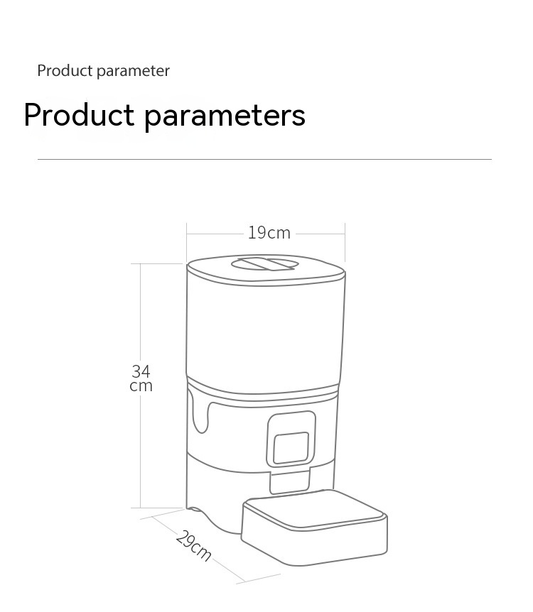 6L Automatic Pet Feeder – Smart Wi-Fi Scheduled Feeding